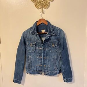 GAP Dark Blue Denim Jacket Size Small